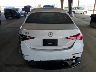 2023 Mercedes-Benz C 300 with VIN W1KAF4GB3PR127824, listed as a Copart auction lot 55670165 with 26,810 mi miles and Salvage title. Bid and sale history available at DreamBid. Image 6.