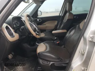 2014 FIAT 500L Lounge with VIN ZFBCFACH9EZ017436, listed as a Copart auction lot 42578185 with 134,621 mi miles and Salvage Title. Bid and sale history available at DreamBid. Image 7.