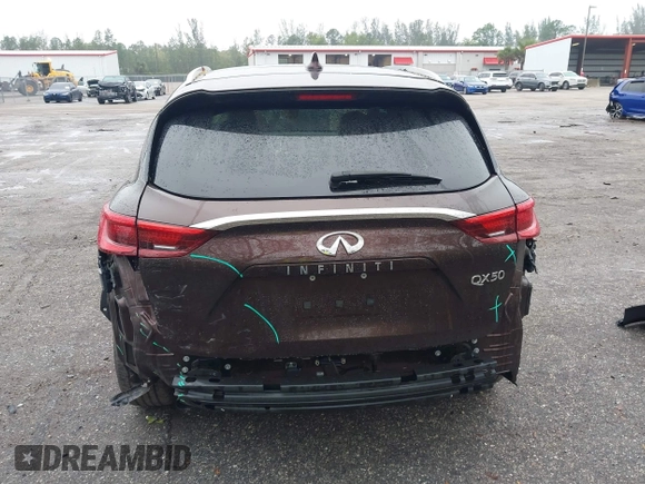 2020 Infiniti QX50 Luxe with VIN 3PCAJ5M17LF103598, listed as a IAAI auction lot 41406324 with 51,490 mi miles and . Bid and sale history available at DreamBid. Image 16.
