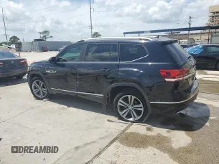 2018 Volkswagen Atlas SEL with VIN 1V2RR2CA3JC543080, listed as a Copart auction lot 53913795 with 131,173 mi miles and Salvage title. Bid and sale history available at DreamBid. Image 2.