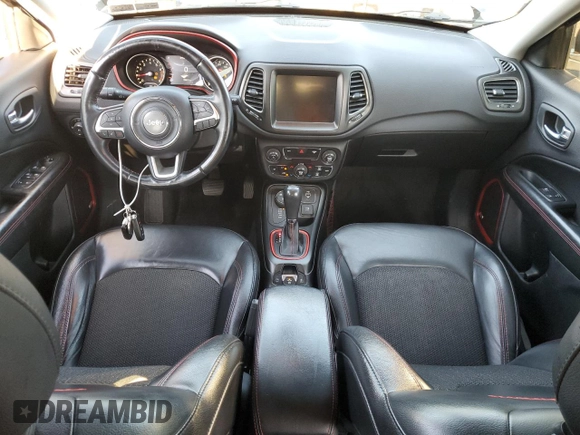 2018 Jeep Compass Trailhawk с VIN 3C4NJDDB5JT412005, выставлен на аукционе Copart как лот 65649535 с пробегом 105 912 миль миль и Списание • Salvage title. История ставок и продаж доступна на DreamBid. Изображение 8.