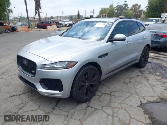 2017 Jaguar F-Pace S with VIN SADCM2BV6HA892108, listed as a IAAI auction lot 42034100 with 101,380 mi miles and . Bid and sale history available at DreamBid. Image 17.