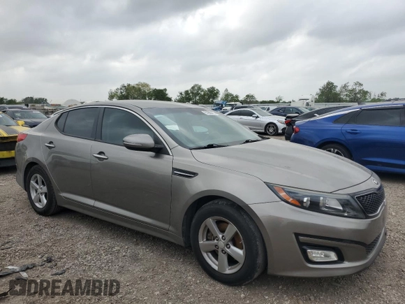 2015 Kia Optima LX z VIN 5XXGM4A71FG424462, wystawiony jako Copart lot #51968415 z przebiegiem 99 624 mil mil oraz Szkoda całkowita • Salvage title. Historia ofert i sprzedaży dostępna na DreamBid. Obrazek 4.
