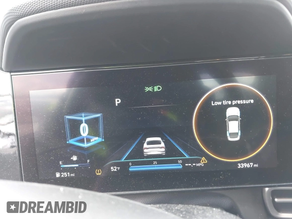 2023 Hyundai Elantra SEL with VIN 5NPLS4AG4PH105597, listed as a IAAI auction lot 41723764 with 33,967 mi miles and . Bid and sale history available at DreamBid. Image 7.