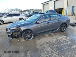 2019 Acura TLX w/A-Spec Pkg with VIN 19UUB3F66KA007025, listed as a Copart auction lot 47870715 with 56,674 mi miles and Salvage Title. Bid and sale history available at carsss.com. Image 1.