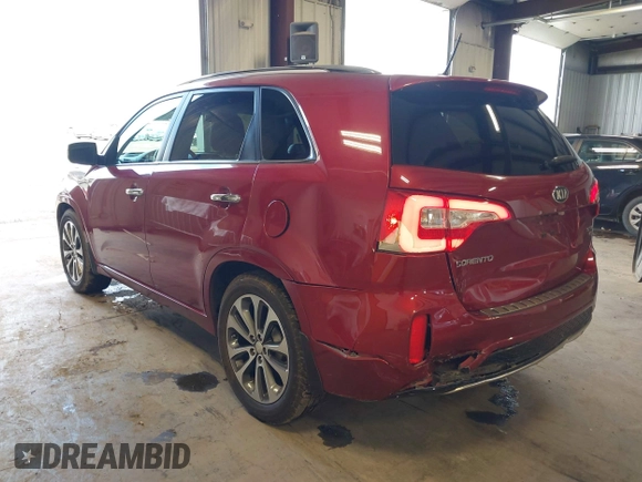 2014 Kia Sorento SX Limited with VIN 5XYKW4A78EG465167, listed as a IAAI auction lot 42149684 with 122,758 mi miles. Bid and sale history available at carsss.com. Image 3.