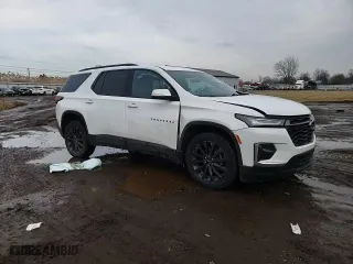 2022 Chevrolet Traverse RS with VIN 1GNERJKW4NJ185083, listed as a Copart auction lot 44982135 with 78,137 mi miles and Salvage Title. Bid and sale history available at carsss.com. Image 12.