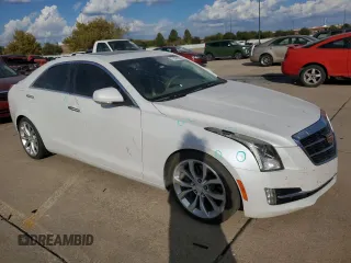 2015 Cadillac ATS Premium with VIN 1G6AE5SX4F0133210, listed as a Copart auction lot 77027604 with 80,682 mi miles and Salvage Title. Bid and sale history available at carsss.com. Image 4.