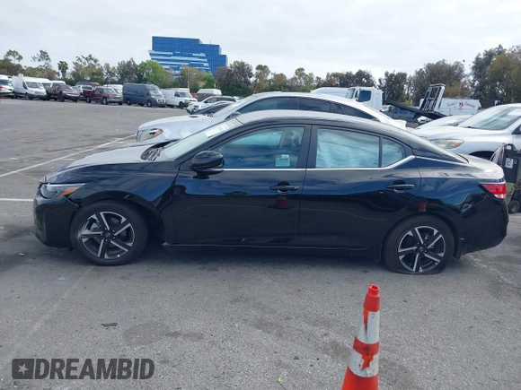 2024 Nissan Sentra SV with VIN 3N1AB8CV9RY378456, listed as a IAAI auction lot 42052412 with 9,145 mi miles and . Bid and sale history available at DreamBid. Image 14.