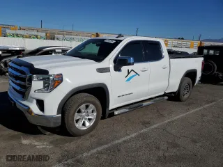 2022 GMC Sierra 1500 SLE with VIN 1GTR8BEK5NZ135368, listed as a Copart auction lot 41597285 with 113,322 mi miles and Salvage Title. Bid and sale history available at carsss.com. Image 1.