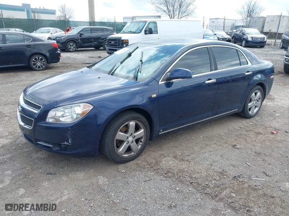 2008 Chevrolet Malibu LTZ with VIN 1G1ZK57B68F265822, listed as a IAAI auction lot 41893329 with 77,447 mi miles. Bid and sale history available at carsss.com. Image 2.
