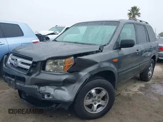 2007 Honda Pilot EX with VIN 2HKYF18497H500458, listed as a IAAI auction lot 41784273 with 114,454 mi miles. Bid and sale history available at carsss.com. Image 17.