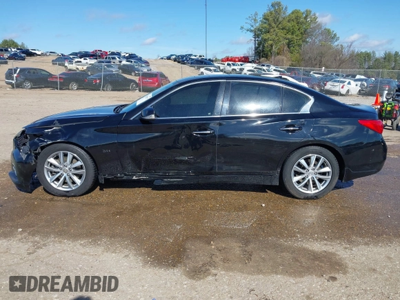 2015 Infiniti Q50 with VIN JN1BV7AP1FM354175, listed as a IAAI auction lot 41486327 with 136,017 mi miles and . Bid and sale history available at DreamBid. Image 15.