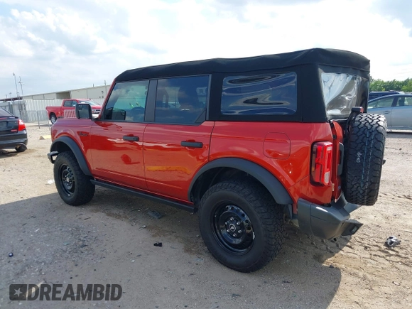 2023 Ford Bronco with VIN 1FMDE5BH1PLB27668, listed as a IAAI auction lot 42359149 with 20,468 mi miles and . Bid and sale history available at DreamBid. Image 3.