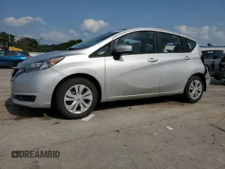 2019 Nissan Note SV with VIN 3N1CE2CP2KL358597, listed as a Copart auction lot 60573805 with 64,528 mi miles and Salvage title. Bid and sale history available at DreamBid. Image 1.