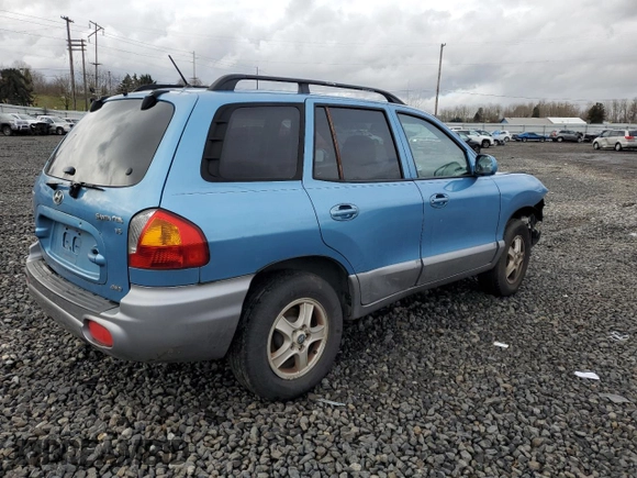 2004 Hyundai Santa Fe GLS with VIN KM8SC73D84U836947, listed as a Copart auction lot 43819265 with 153,487 mi miles and Salvage Title. Bid and sale history available at carsss.com. Image 3.