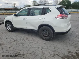 2015 Nissan Rogue S with VIN 5N1AT2MT7FC859844, listed as a Copart auction lot 50661895 with 166,214 mi miles and Salvage Title. Bid and sale history available at carsss.com. Image 2.