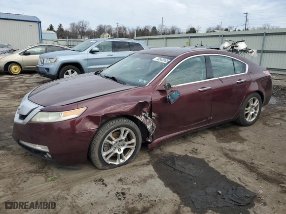 2009 Acura TL Tech with VIN 19UUA86559A004652, listed as a Copart auction lot 46568065 with 138,800 mi miles and Salvage Title. Bid and sale history available at carsss.com. Image 1.