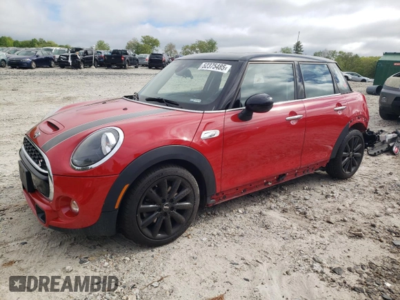 2019 MINI Hardtop 4 Door Cooper S with VIN WMWXU3C57K2H89024, listed as a Copart auction lot 52375485 with 28,488 mi miles and Salvage title. Bid and sale history available at DreamBid. Image 1.