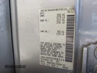 2012 Nissan Altima 2.5 S with VIN 1N4AL2AP2CN408225, listed as a IAAI auction lot 41845566 with 142,093 mi miles. Bid and sale history available at carsss.com. Image 9.