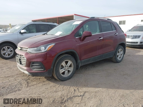 2017 Chevrolet Trax LT with VIN 3GNCJPSB5HL262068, listed as a IAAI auction lot 41437329 with 132,559 mi miles. Bid and sale history available at carsss.com. Image 17.