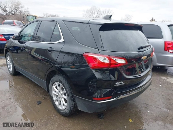 2020 Chevrolet Equinox LT with VIN 3GNAXJEV1LL174670, listed as a IAAI auction lot 41697955 with 56,125 mi miles. Bid and sale history available at carsss.com. Image 3.