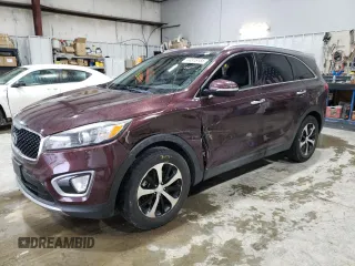 2017 Kia Sorento EX with VIN 5XYPH4A50HG184032, listed as a Copart auction lot 44816185 with 90,002 mi miles and Clean title. Bid and sale history available at DreamBid. Image 1.