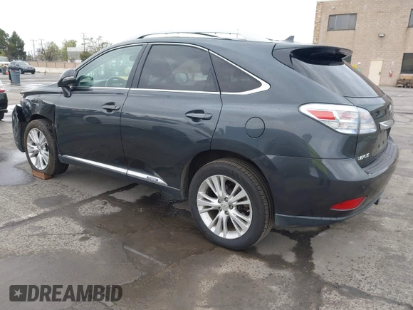 2010 Lexus RX 450h with VIN JTJBC1BA7A2415024, listed as a IAAI auction lot 41910248 with 234,595 mi miles and . Bid and sale history available at DreamBid. Image 3.