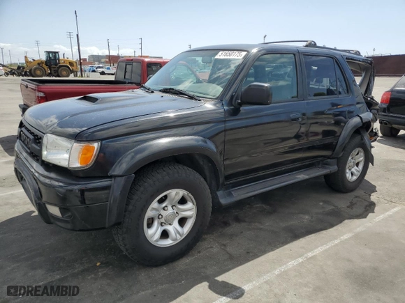 2001 Toyota 4Runner SR5 with VIN JT3GN86R710202781, listed as a Copart auction lot 51650175 with 289,041 mi miles and Salvage Title. Bid and sale history available at carsss.com. Image 1.