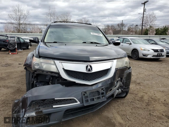 2010 Acura MDX Technology Pkg with VIN 2HNYD2H67AH502605, listed as a Copart auction lot 53177065 with 266,353 mi miles and Salvage Title. Bid and sale history available at carsss.com. Image 5.