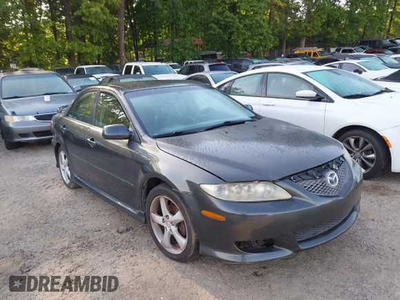 2004 Mazda 6 s with VIN 1YVFP80D145N58837, listed as a IAAI auction lot 42128696 with 246,744 mi miles and . Bid and sale history available at DreamBid. Image 1.