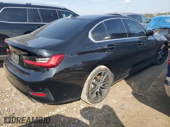 2020 BMW 3 Series 330i with VIN 3MW5R1J07L8B23382, listed as a Copart auction lot 45024295 with Not Provided miles and Salvage Title. Bid and sale history available at carsss.com. Image 3.