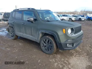 2016 Jeep Renegade Latitude with VIN ZACCJBBT8GPC87587, listed as a IAAI auction lot 41640863 with 106,020 mi miles. Bid and sale history available at carsss.com. Image 1.
