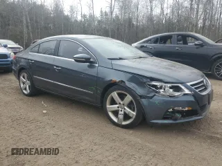 2011 Volkswagen CC with VIN WVWHN9AN5BE739809, listed as a Copart auction lot 54607385 with 124,389 mi miles and Salvage Title. Bid and sale history available at DreamBid. Image 4.