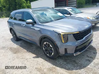 2024 Kia Sorento S with VIN 5XYRL4JC5RG266314, listed as a IAAI auction lot 42557490 with 17,720 mi miles and . Bid and sale history available at DreamBid. Image 1.