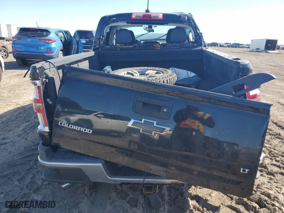 2015 Chevrolet Colorado 4WD LT with VIN 1GCGTBE37F1192203, listed as a Copart auction lot 47643255 with 114,396 mi miles and Salvage Title. Bid and sale history available at carsss.com. Image 6.