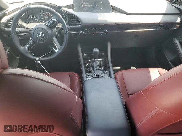 2024 Mazda 3 S Carbon Edition with VIN JM1BPBLM4R1714705, listed as a Copart auction lot 60755095 with 1,879 mi miles and Salvage title. Bid and sale history available at DreamBid. Image 8.