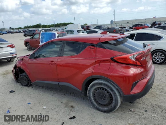 2020 Toyota C-HR LE with VIN NMTKHMBX2LR104668, listed as a Copart auction lot 51739985 with 108,757 mi miles and Non Repairable. Bid and sale history available at DreamBid. Image 2.