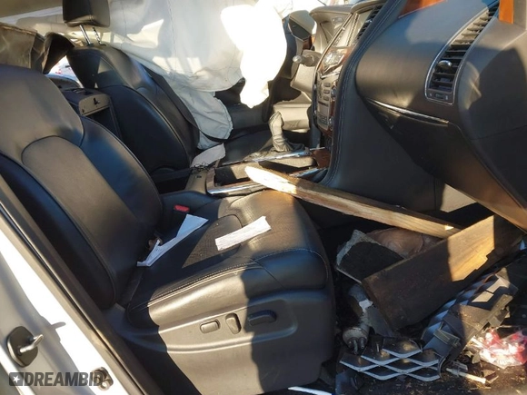 2018 Infiniti QX80 with VIN JN8AZ2NF1J9660374, listed as a IAAI auction lot 40985865 with NaN miles. Bid and sale history available at carsss.com. Image 5.