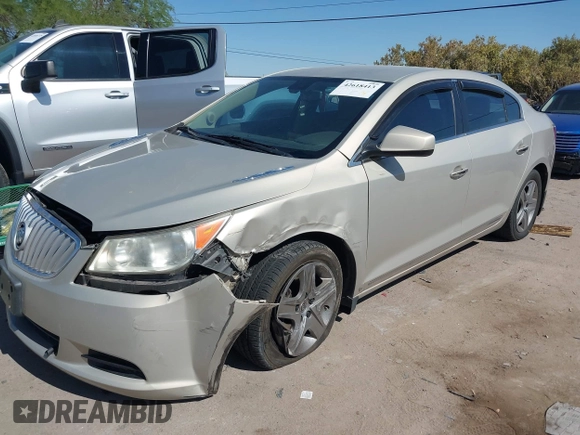 2010 Buick LaCrosse CX with VIN 1G4GB5EG2AF123949, listed as a IAAI auction lot 42618413 with 154,725 mi miles and . Bid and sale history available at DreamBid. Image 2.