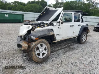 2023 Jeep Wrangler Willys with VIN 1C4HJXDN6PW529670, listed as a Copart auction lot 59550535 with 48,670 mi miles and Salvage title. Bid and sale history available at DreamBid. Image 1.
