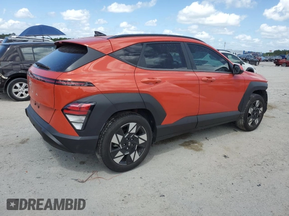 2024 Hyundai Kona SEL with VIN KM8HB3AB2RU115599, listed as a Copart auction lot 50888805 with 9,738 mi miles and Salvage Title. Bid and sale history available at DreamBid. Image 3.