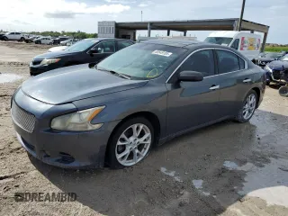 2012 Nissan Maxima SV with VIN 1N4AA5AP5CC863427, listed as a Copart auction lot 60549105 with 146,065 mi miles and Clean title. Bid and sale history available at DreamBid. Image 1.