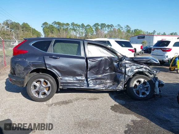 2019 Honda CR-V EX with VIN 7FARW2H52KE020972, listed as a IAAI auction lot 41790498 with 83,133 mi miles. Bid and sale history available at carsss.com. Image 13.