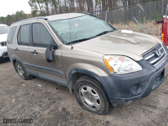 2005 Honda CR-V LX with VIN SHSRD68575U304619, listed as a IAAI auction lot 41764516 with 96,830 mi miles. Bid and sale history available at carsss.com. Image 1.