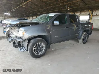 2022 Chevrolet Colorado 2WD Z71 with VIN 1GCGSDEN8N1179295, listed as a Copart auction lot 81968134 with 52,742 mi miles and Salvage Title. Bid and sale history available at carsss.com. Image 1.