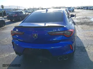 2021 Acura TLX Type S with VIN 19UUB7F0XMA000763, listed as a IAAI auction lot 41492551 with 1 mi miles. Bid and sale history available at carsss.com. Image 16.