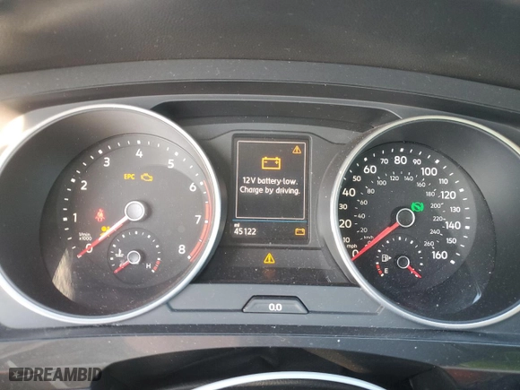 2019 Volkswagen Tiguan SE with VIN 3VV3B7AX4KM098849, listed as a Copart auction lot 47204755 with 45,122 mi miles and Salvage Title. Bid and sale history available at carsss.com. Image 9.
