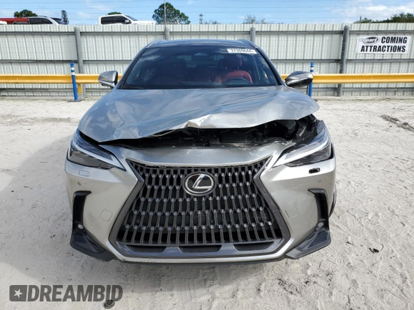 2022 Lexus NX 350h Luxury with VIN JTJHKCEZXN2001980, listed as a Copart auction lot 37369644 with 12,262 mi miles and . Bid and sale history available at DreamBid. Image 5.