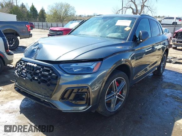 2024 Audi Q5 S line Premium Plus with VIN WA1E2AFY6R2149950, listed as a IAAI auction lot 41801016 with Not provided miles and . Bid and sale history available at DreamBid. Image 2.